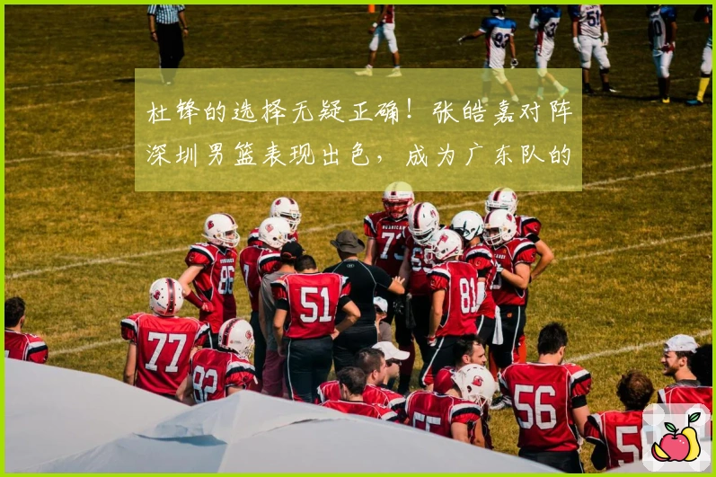 杜锋的选择无疑正确！张皓嘉对阵深圳男篮表现出色，成为广东队的首发三号位！